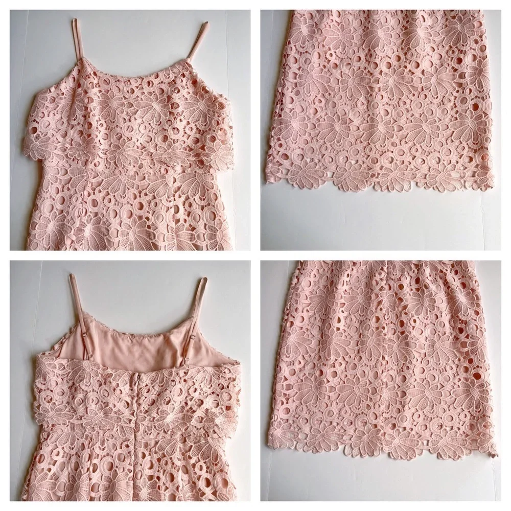 Nanette Lepore Floral Lace Sheath Dress - Picture 6 of 11